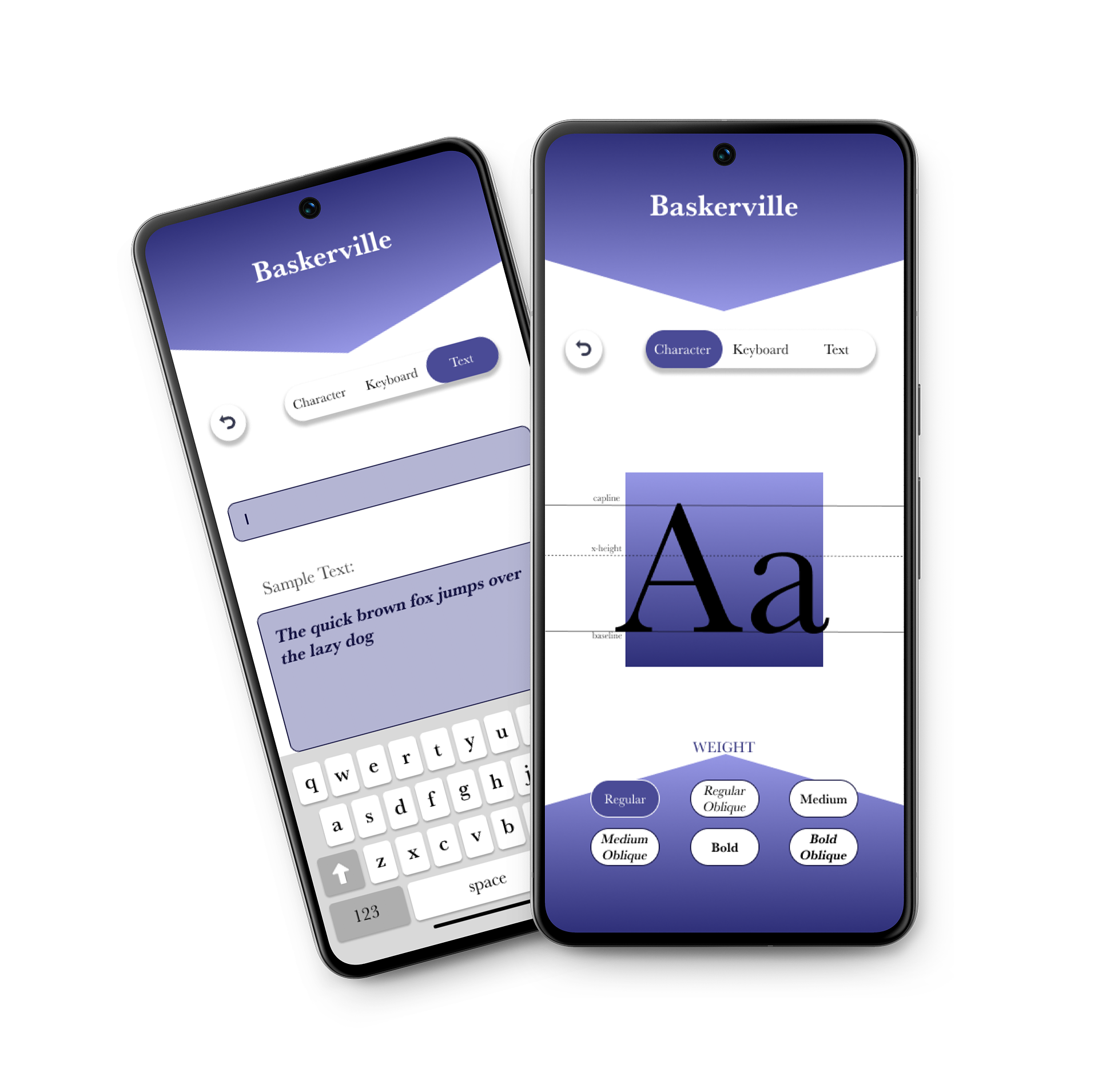 Type Persona Specimen